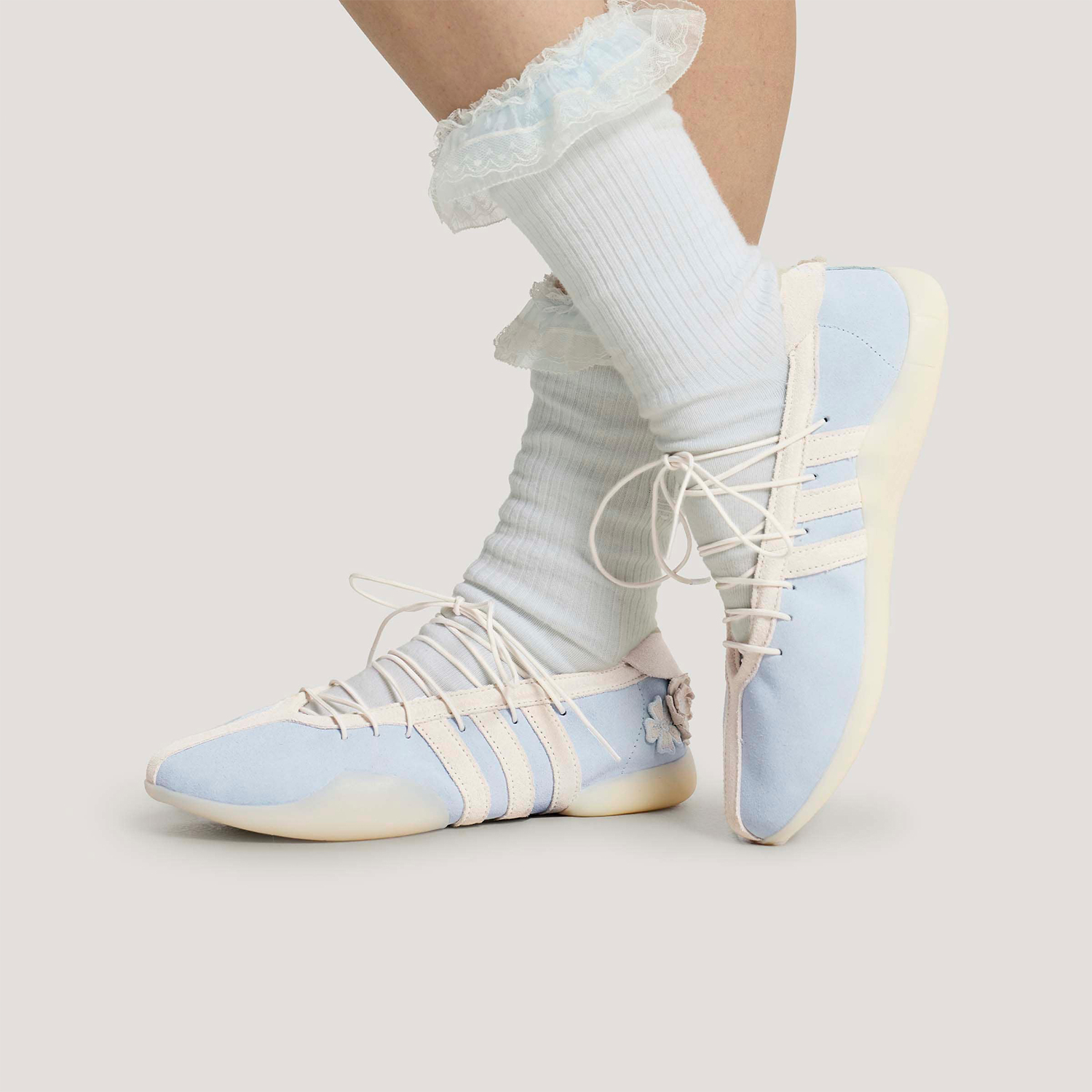 Adidas Shoes Samba - Sepatu kasual gaya balet modis berbahan