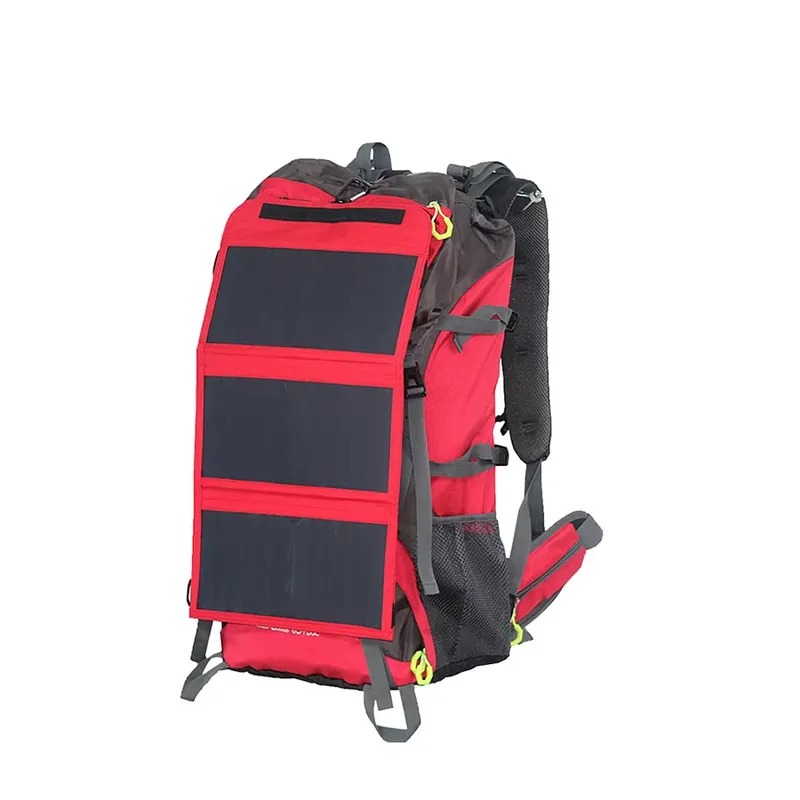 Hiking Backpack Waterproof - Ransel Panel Surya Kustom 2026 Smart